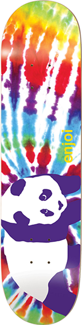 ENJOI TIE DYE V6 SKATE DECK-8.12 TIE DYE  r7 w/MOB GRIP