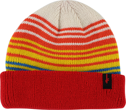 DEATHWISH GANG LOGO CUFF BEANIE RAINBOW