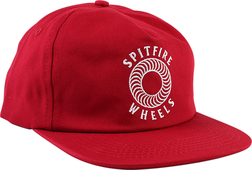 SPITFIRE OG CLASSICS HAT ADJ-BURGUNDY RED/WHT