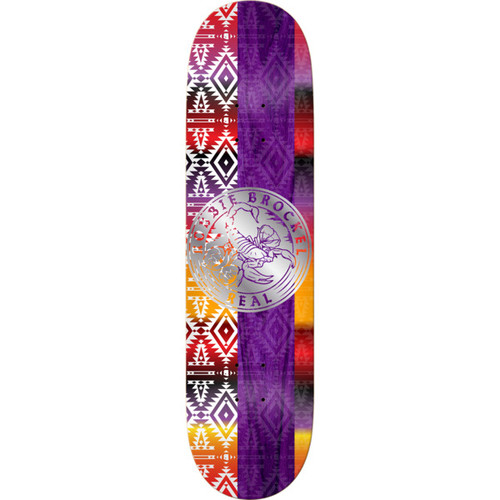 Real Brockel Notary Skate Skate Deck Purple 8.5