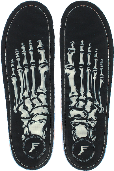 FOOTPRINT KINGFOAM ORTHOTIC SKELETON BLK 12-12.5