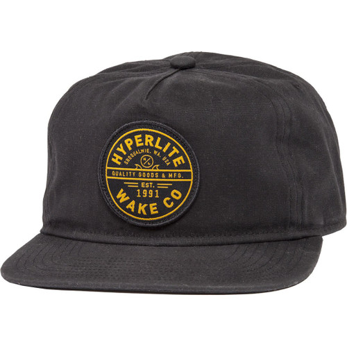 Hyperlite Waxed Hat Black Snapback