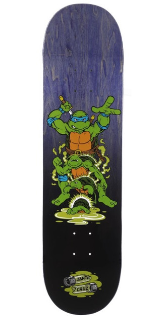 Santa Cruz Leonardo Skate Deck Blue 8.37