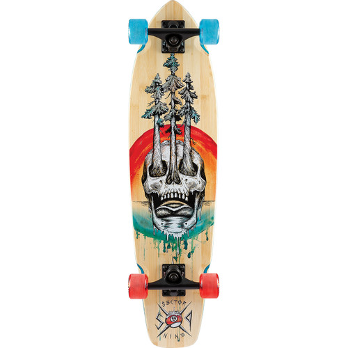 Sector 9 Bamboo Danger FT.Point Longboard Complete Tan 8.7x34