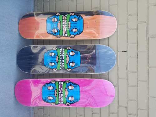 Equinox Tiki Skate Deck Assorted Stain 8.25