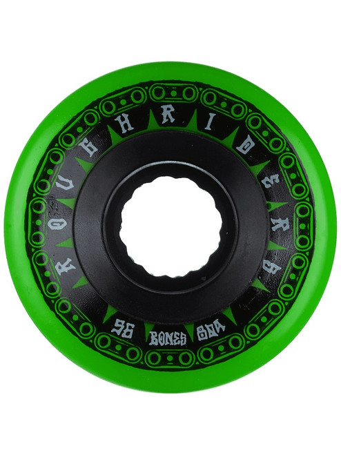 Bones Rough Riders Tank Wheels Set Green Black 56mm/80a