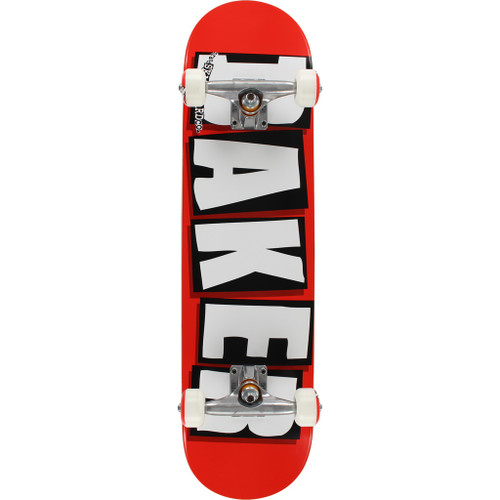 Baker Brand Logo Complete Red 7.75