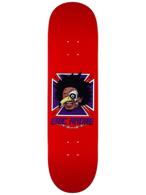 Birdhouse Eric Andre Guest Skate Deck Red 8.5