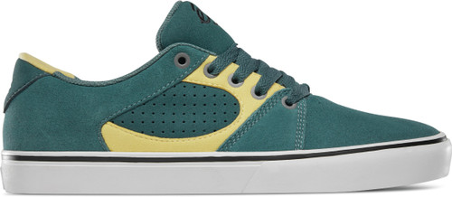 ES Square Three Shoes Green Gold