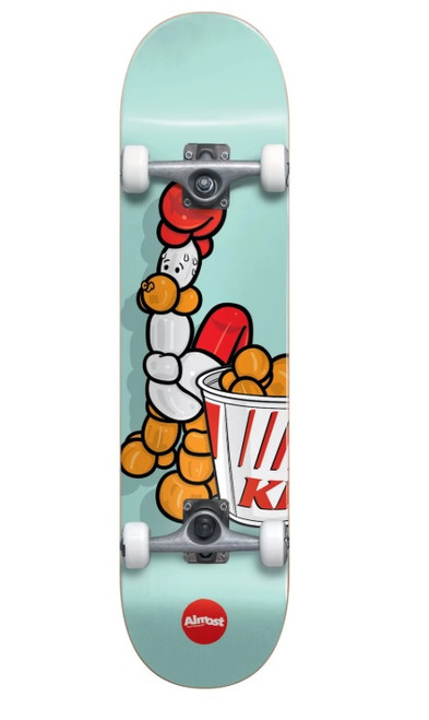 Almost Chicken Balloon Animal Skateboard Complete Pastel Green 7.7