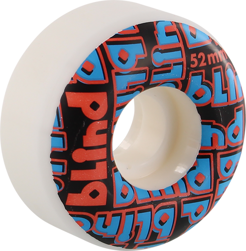 BLIND STACKED 52mm WHT/RED/BLU WHEELS SET