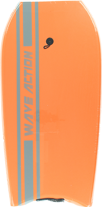 WAVE ACTION SLICK BOTTOM BODYBOARD 41" ORANGE