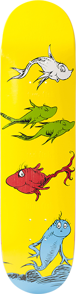 ALMOST YURI DR. SEUSS SKATEBOARD DECK-8.25 r7