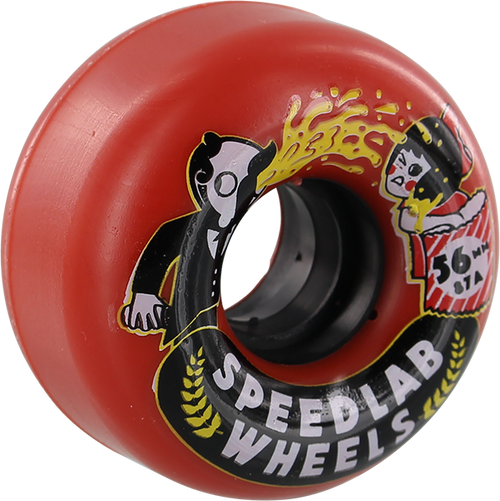 SPEEDLAB NASTYBOH 56mm 87a RED WHEELS SET