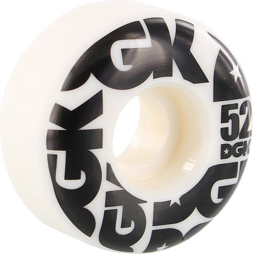 DGK STREET FORMULA 52mm WHT/BLK WHEELS SET