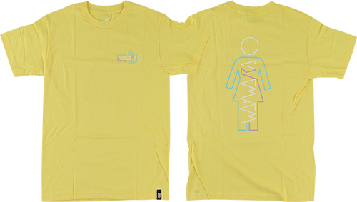 GIRL WAYWARD OG SS TSHIRT XLARGE YELLOW