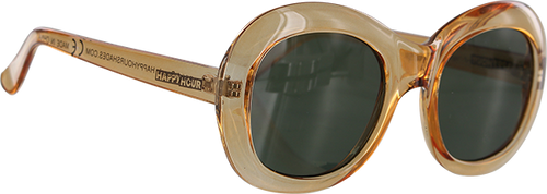 HAPPY HOUR BIKINI BEACH SUNGLASSES CLEAR ORG