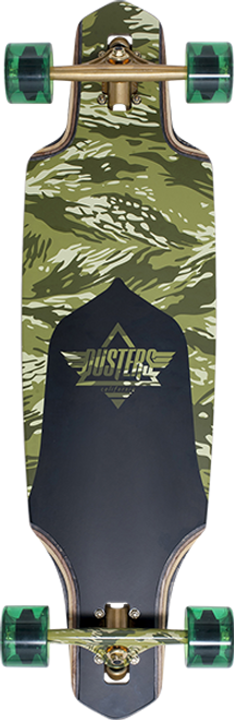 DUSTERS CHANNEL GUARD SKATEBOARD COMPLETE-9.12x34 CAMO