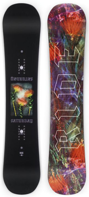 Ride Saturday Snowboard Womens Black 146