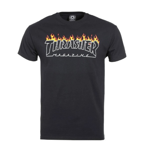 Thrasher Scorched Outline Shirt Black