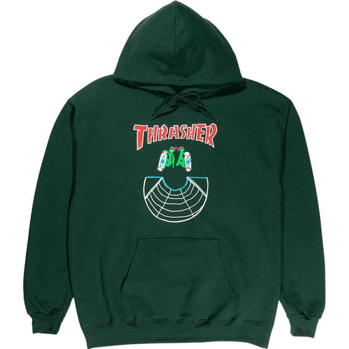 Thrasher Doubles Hoodie Forest Green