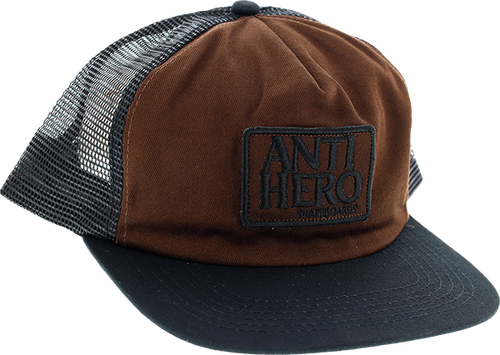 ANTI HERO RESERVE PATCH HAT ADJ-BLK/BROWN