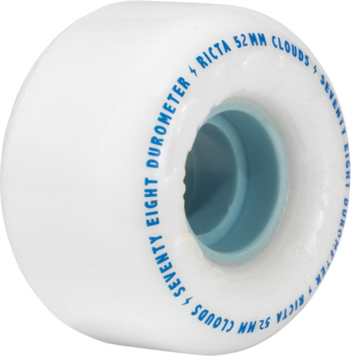RICTA CLOUDS WHITE 52mm 78a Skateboard Wheels
