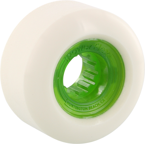 POWERFLEX ROCK CANDY 58mm 84b WHT/CL.GREEN Wheels Set