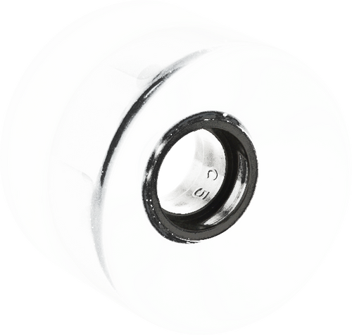 BLANK WHEEL 60mm 83a SOLID WHITE  Wheels Set