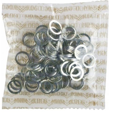 Mini Logo Axle Washers 100 Pack Silver Onesize