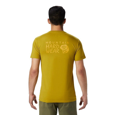 Mountain Hardwear Logo SS Tshirt Mens Dark Citron