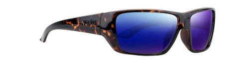 Nectar Ace Polarized Sunglasses Brown Tort Blue Green Mirror