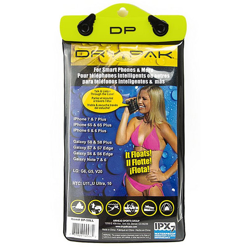DRY PAK Waterproof Case Lime 5x8