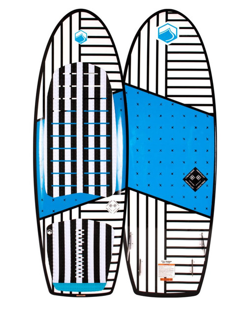 Liquid Force Happy Pill Wake Surf White Blue Black 5.4