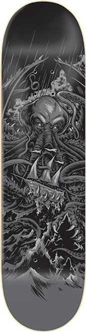 ZERO BROCKMAN CTHULHU RETIREMENT SKATE DECK-8.25