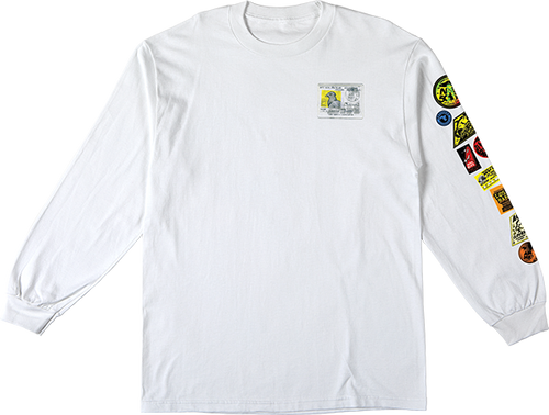 ANTI HERO PARK BOARDS LONGSLEEVE TSHIRT SMALL WHITE