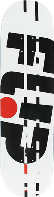 FLIP ODYSSEY GLITCH SKATEBOARD DECK-8.13 WHITE