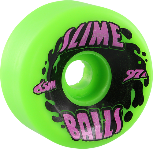 SANTA CRUZ SLIMEBALLS BIG BALLS SPLAT 65mm 97a GREEN