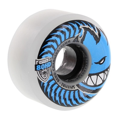 Spitfire Charger Conical Wheels Clear Blue 58mm/80hd