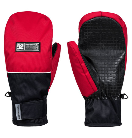 DC Franchise Mitts Mens Red Black