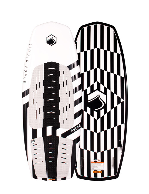 Liquid Force POD Wake Surf 2020 White 4.4