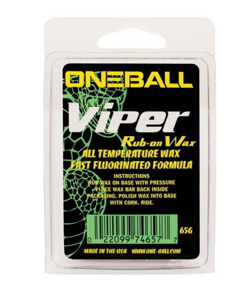 OneBall Viper Rub On Wax Pink w/Cork 65g