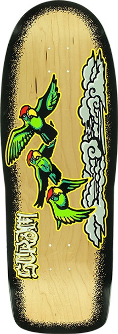 Scram Tonic Skate Deck Blk Grn 10.37x31