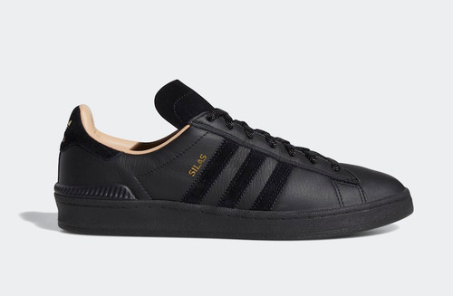 Adidas Campus ADV Silas Pro Skate Shoes Black Gold