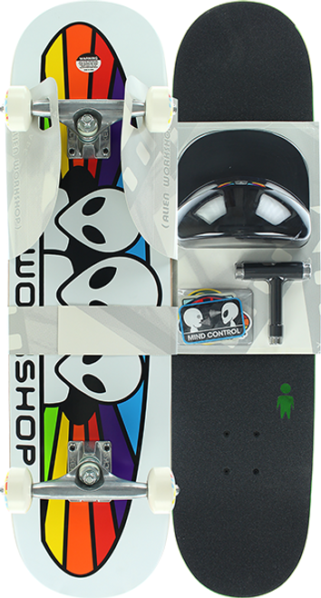 ALIEN WORKSHOP SPECTRUM STARTER KIT SKATEBOARD COMPLETE/HAT/TOOL-8.0