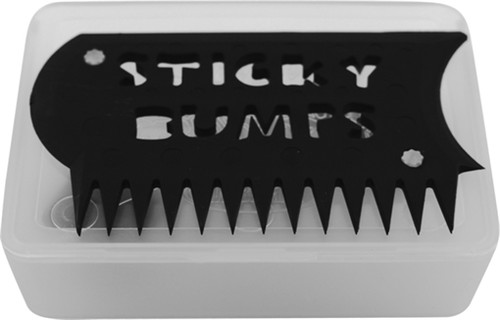 STICKY BUMPS WAX BOX & COMB CLEAR BLACK