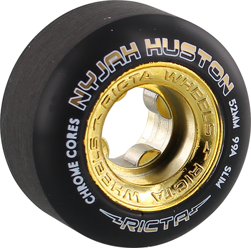 RICTA NYJAH CHROME CORE SLIM 52mm BLK/GOLD Wheels Set