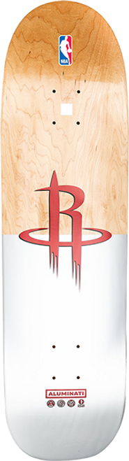 ALUMINATI RETRO DECK-8.4x32.5 NBA ROCKETS FRANCHISE