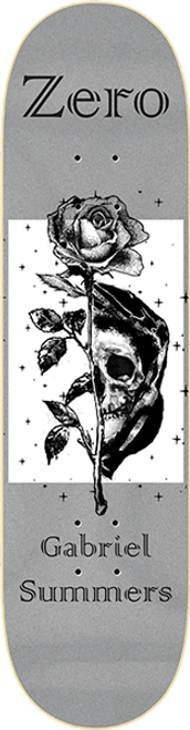 ZERO SUMMERS DARKNESS DECK-8.5 SILVER/WHT