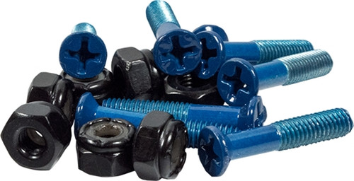 STANDARD 1" PHILLIPS (SET) NAVY SKATE HARDWARE